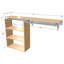 Single Shelf-Hang Closet Shelf with Cubby-1430987698-1430987661