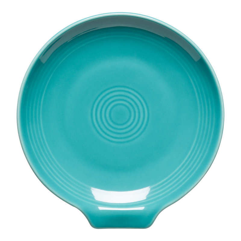 Repose-cuillère extra large Fiesta 7 po, Turquoise