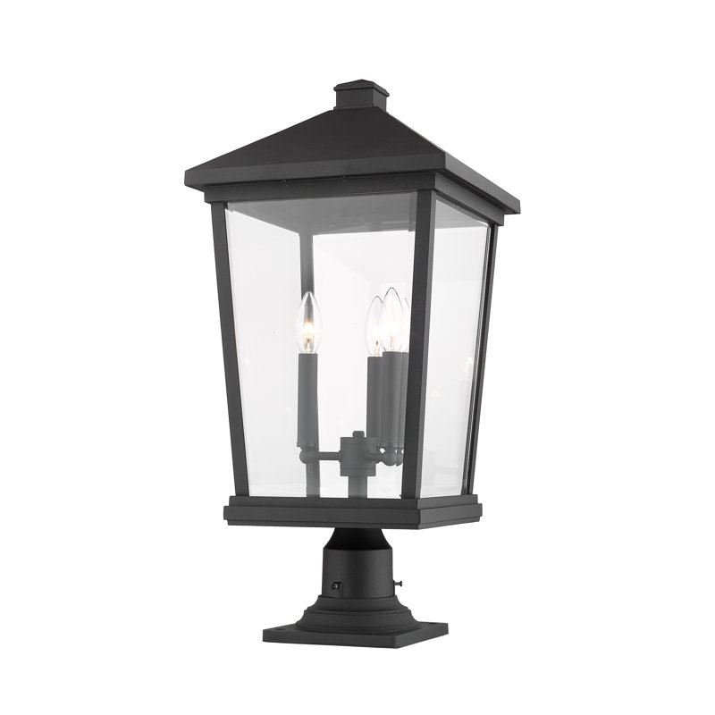 Luminaire suspendu à 3 lumières Bourke, Noir