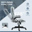 Siège inclinable en polyester et mousse gris clair avec conception réglable et télécommande, 10 po x 11 po x 18,6 po