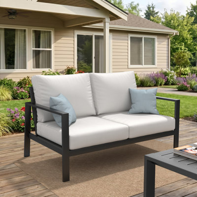 Sunbrella® Outdoor Loveseat Seat / Back Cushion