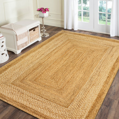 Lechez Hand Braided Striped Indoor Rug