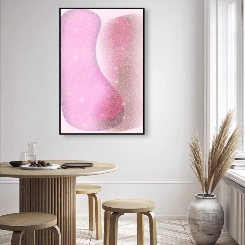 Dancing Lovers Print by Oliver Gal, 37"H x 25"W, Black Floater Frame