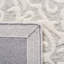 Aude Damask Handmade Tufted Wool Area Rug in White-222788567