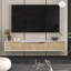 Meuble télé flottant Luna pour console média murale jusqu'à 80 po-937267542