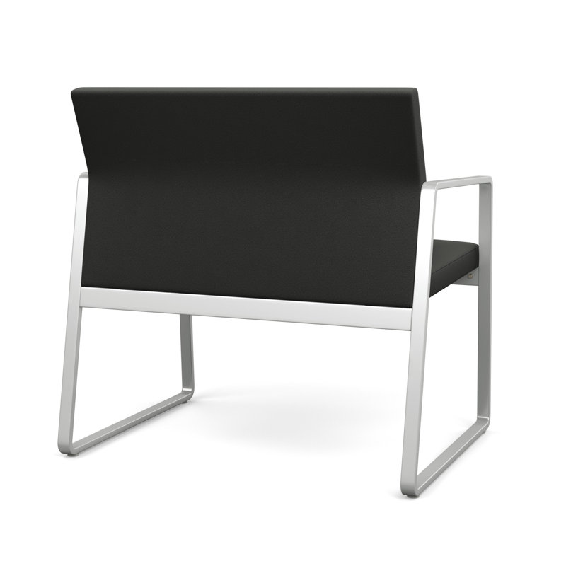 Fauteuil de bureau Gansett, Argent, Tissu graphite Open House