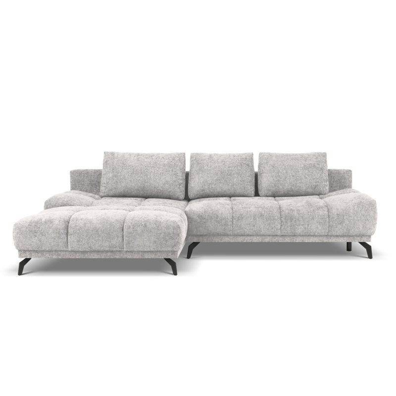Cuthrell 5 Seater Sofa Bed, Silver Melange, Left Hand Facing