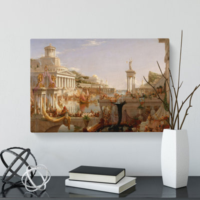 Course Of The Empire Consummation by Thomas Cole - Wrapped Canvas