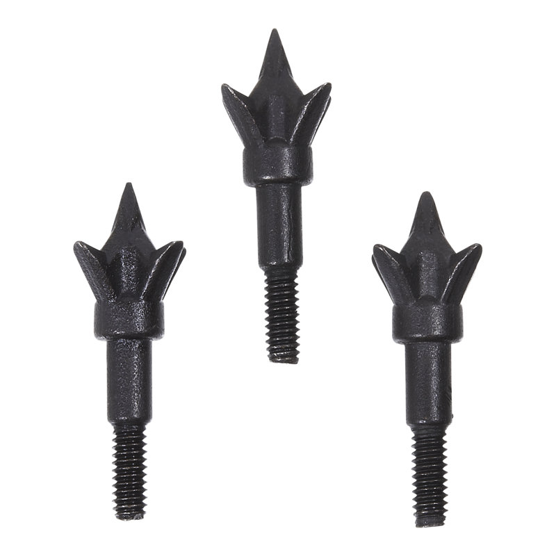 Titan Thrasher Small Game Archery Head Point, 100-Grains, 3-Pack, Black