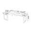 Bureau rectangulaire en L en bois massif-714148889-714148964