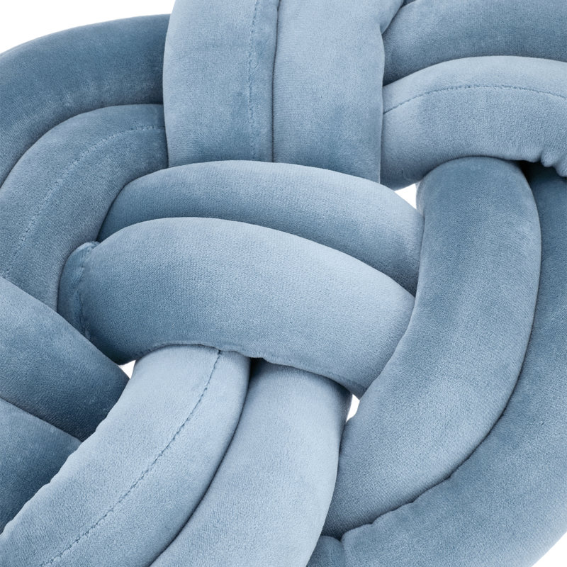 Cotton Backrest Cushion, Blue