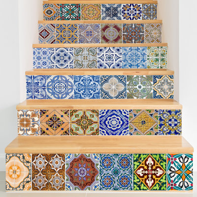 Abstract Stair Sticker