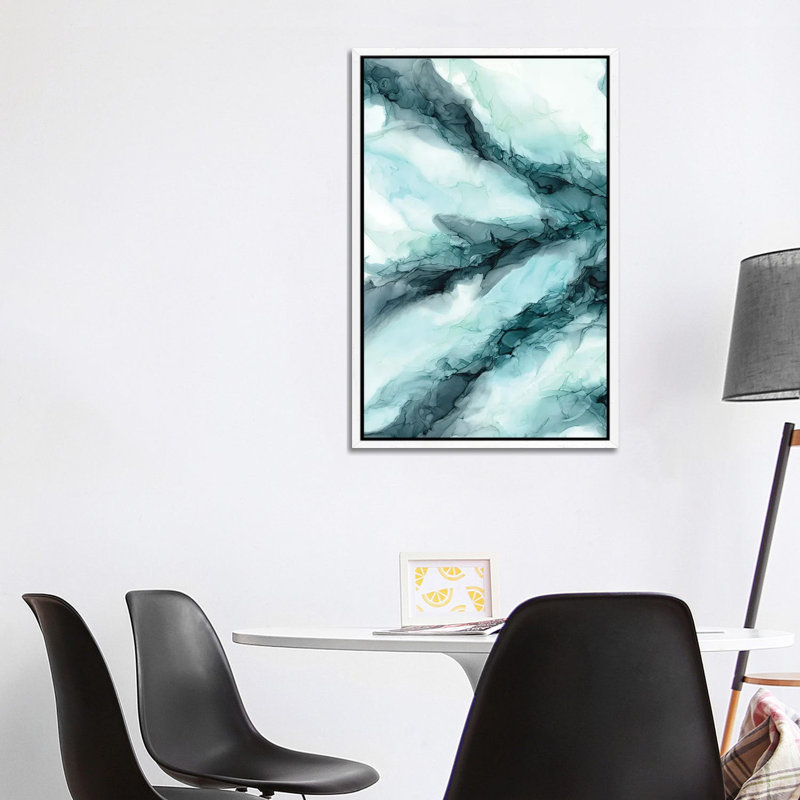 Riptide I Left by Elizabeth Karlson - Print on Canvas, White Framed, 101.6 cm H x 66.04 cm W