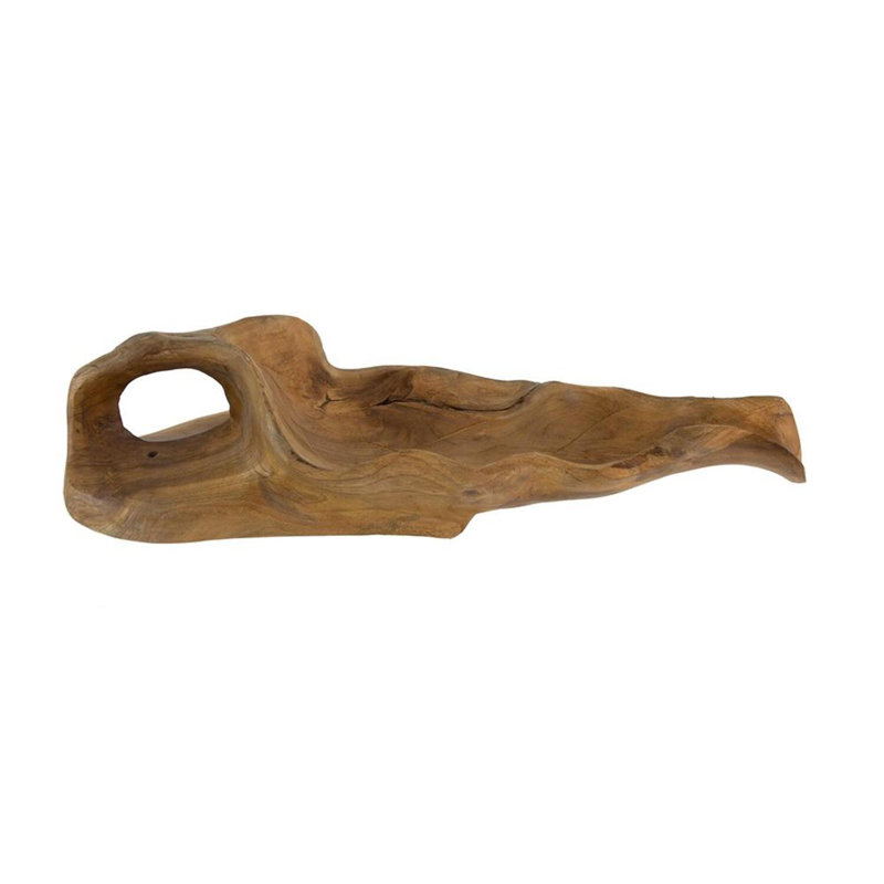Wood Statue Planter