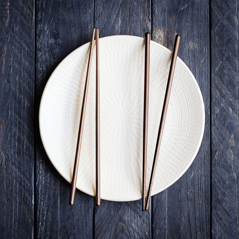 CHOPSTICKS Stainless Steel Chopsticks, Gold