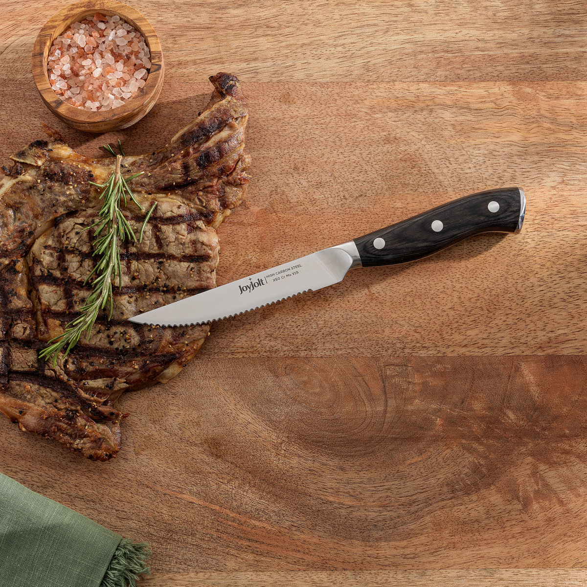 JoyJolt Pakka Wood Steak Knife - Thumbnail 2