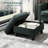 Serio Convertible Sectional Sofa Couch, L Shaped 3 Seater Sofa Couch with Storage Ottoman and Side Pockets-1628855801
