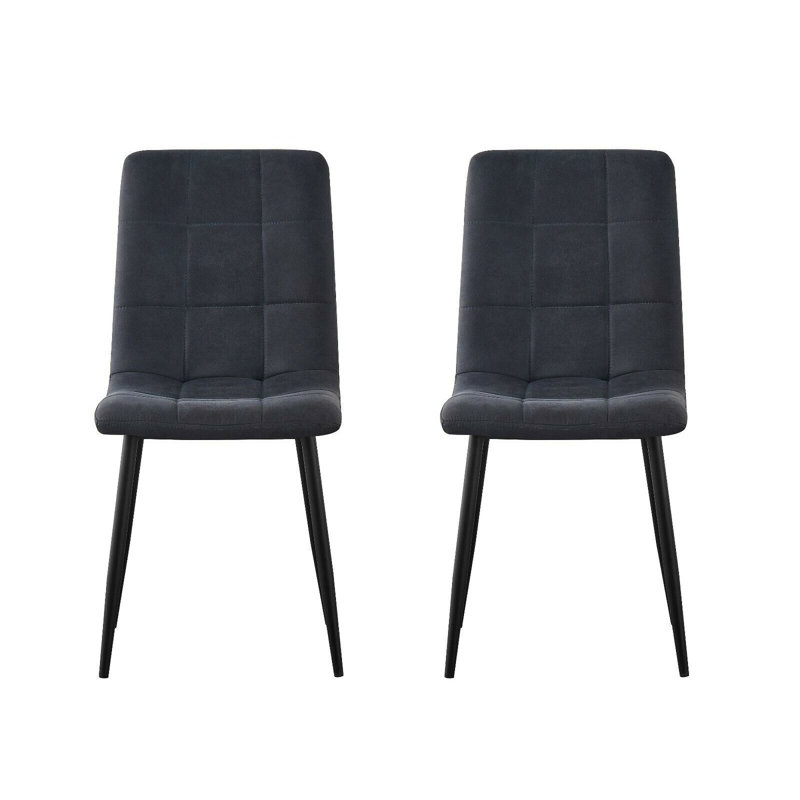 Aliasa Upholstered Side Chair, Black