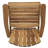 Rosalyn Wood Premium All-Weather Wicker Outdoor Dining Armchair-608106091
