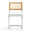 Chaise d'appoint en tissu à dossier bas-93022002