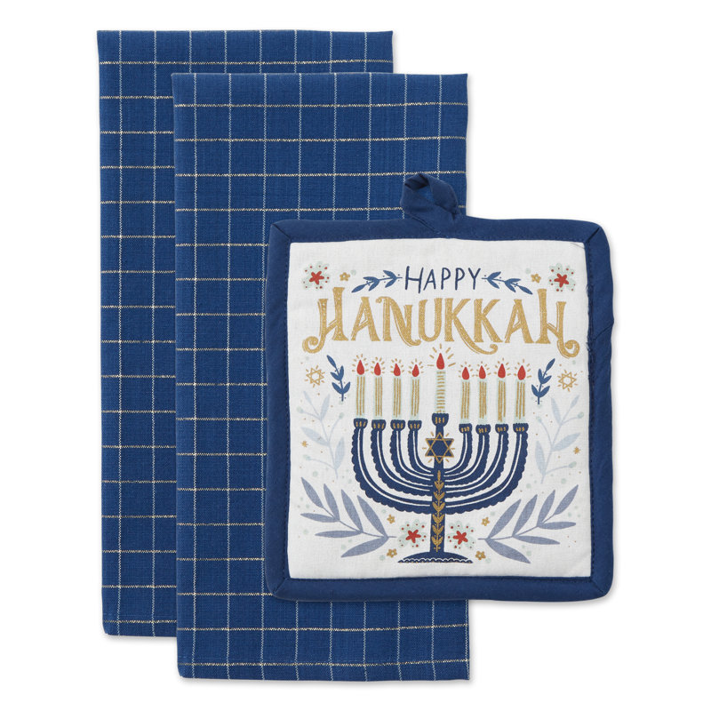 Design Imports Cotton Potholder Set