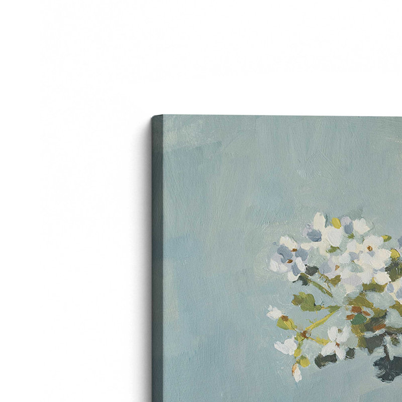 «White Flower Pot II» par Marian Parsons, reproduction d'art sur toile, H 12 po x l 18 po, Toile tendue, Sans objet
