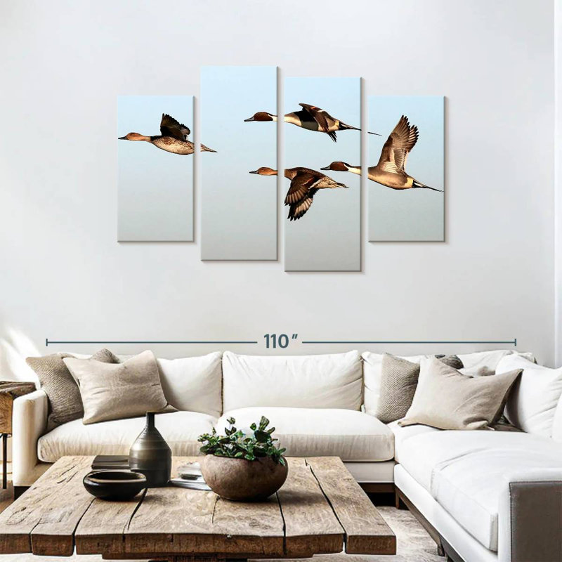 Brampt Pintail Ducks, 48" H x 75" W