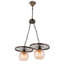 Lustre unique à 2 lumières