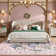Goldene Machine Washable Area Rugs for Bedroom, Non-Slip Low Pile Carpet Floral Rugs for Living Room