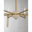 8-Light Chandelier in Warm Brass-128103457