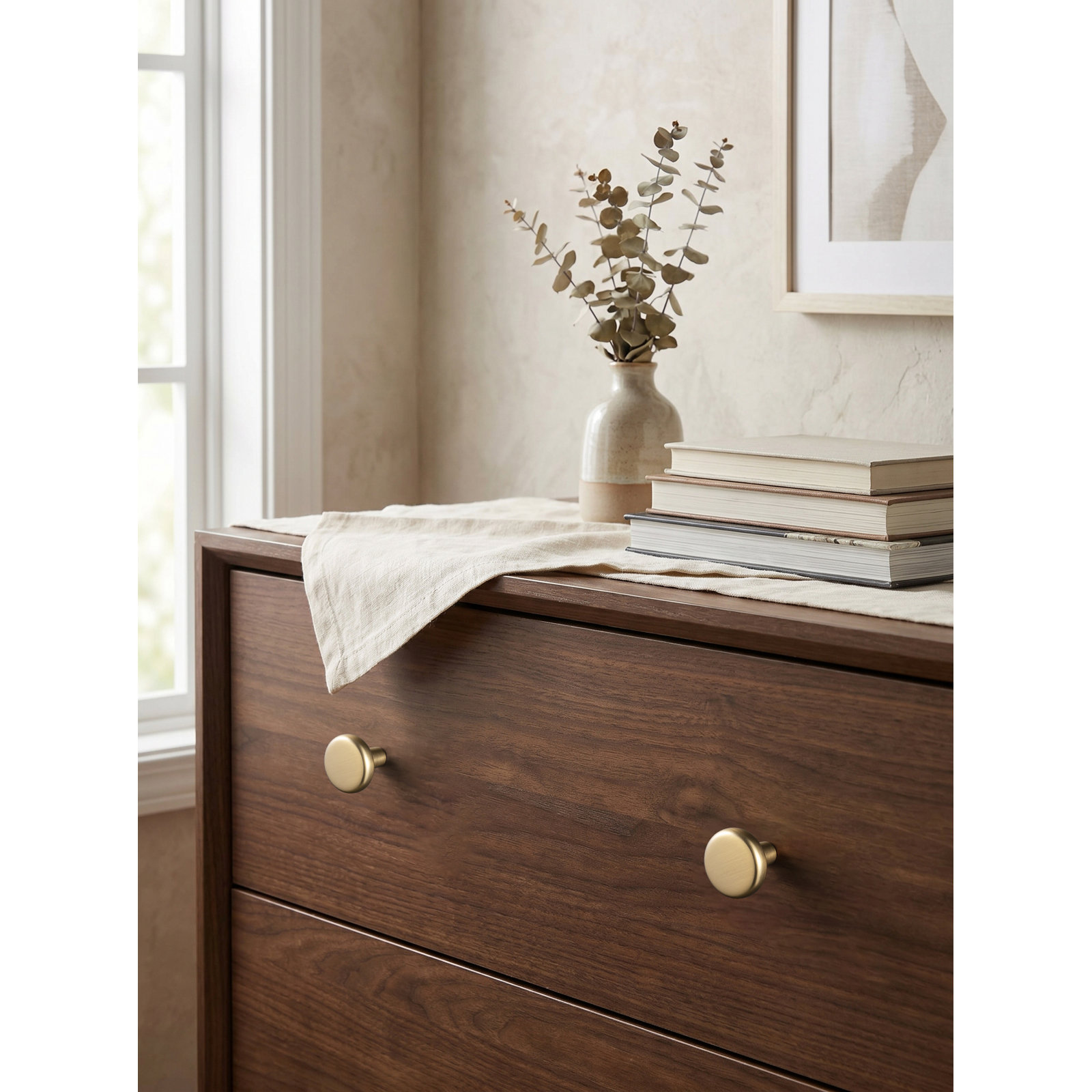 Circle Cabinet Knob, Champagne Bronze