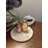 Genie Blown Empty Glass Mini Bottles for Perfume,Set of 10 Decorative Small Vials