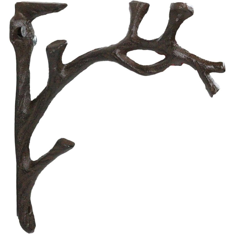 Ensemble de 2 supports de tablettes murales en fer forgé pour la faune Faune