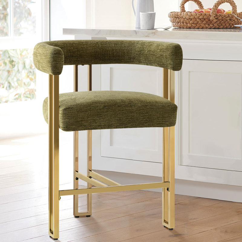 Tabouret de comptoir 25 po, Vert