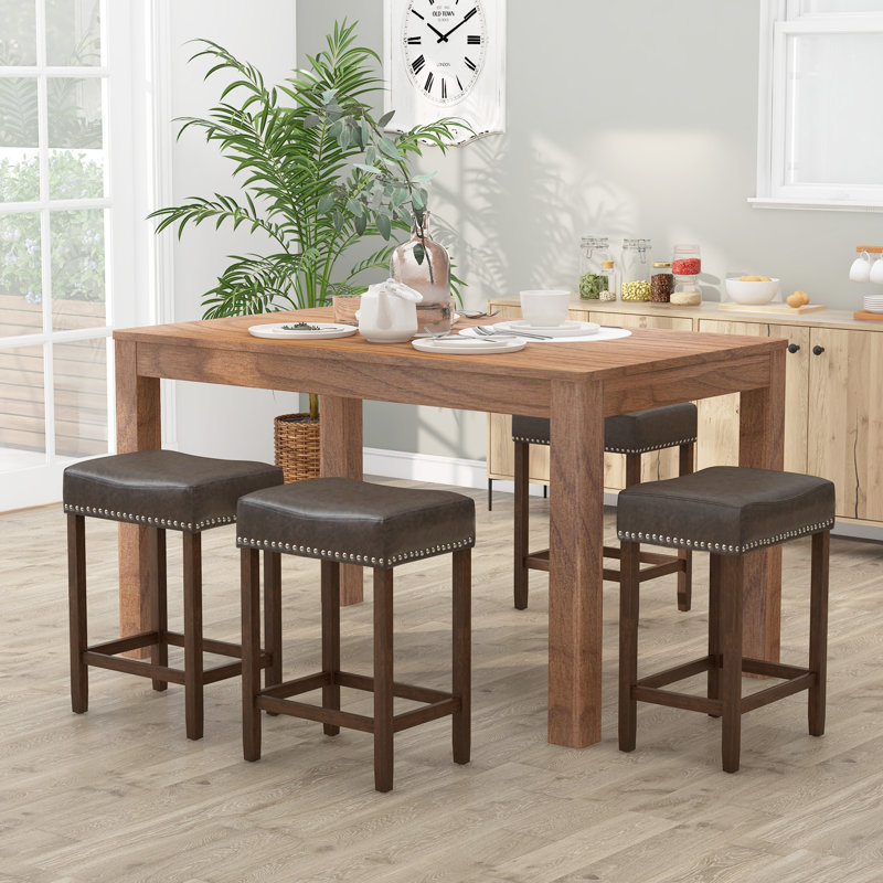 Arrius Bar Stool, Counter Stool (24” Seat Height), Gray