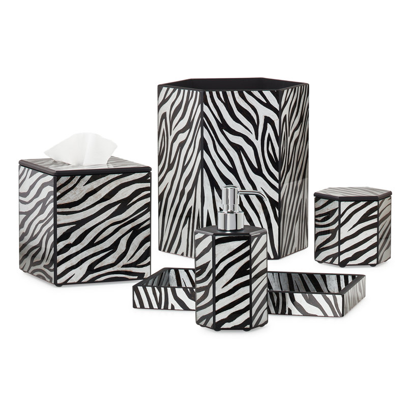 Zebra Bathroom Storage Container