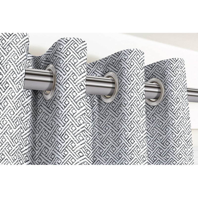 Crysten Cotton Blend Blackout Pair, 116" W x 137" D Cm