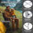 Oversized Heated Camping Chair, Portable Directors Chair With 3 Heat Levels And Side Table-2019203205