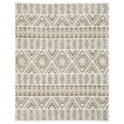 Lorely Updated Lodge Brown/Beige Area Rug