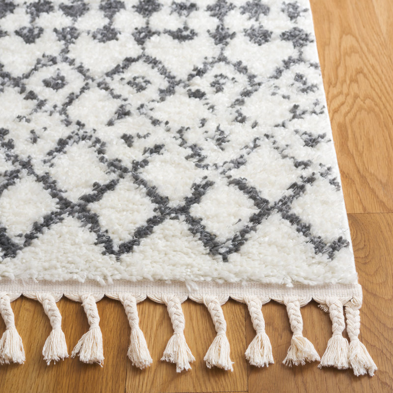 Lia Fringe Shag Performance Southwestern Rug, Rectangle 8' x 10'
