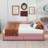 Full Upholstered Sofa Daybed with Drawers-889739984