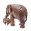 Father and Son Teak Figurine