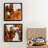 2 Pieces Rustic Cedar Wood Wall Decor