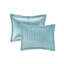 Édredon en fausse fourrure bleu sarcelle - Double / grand