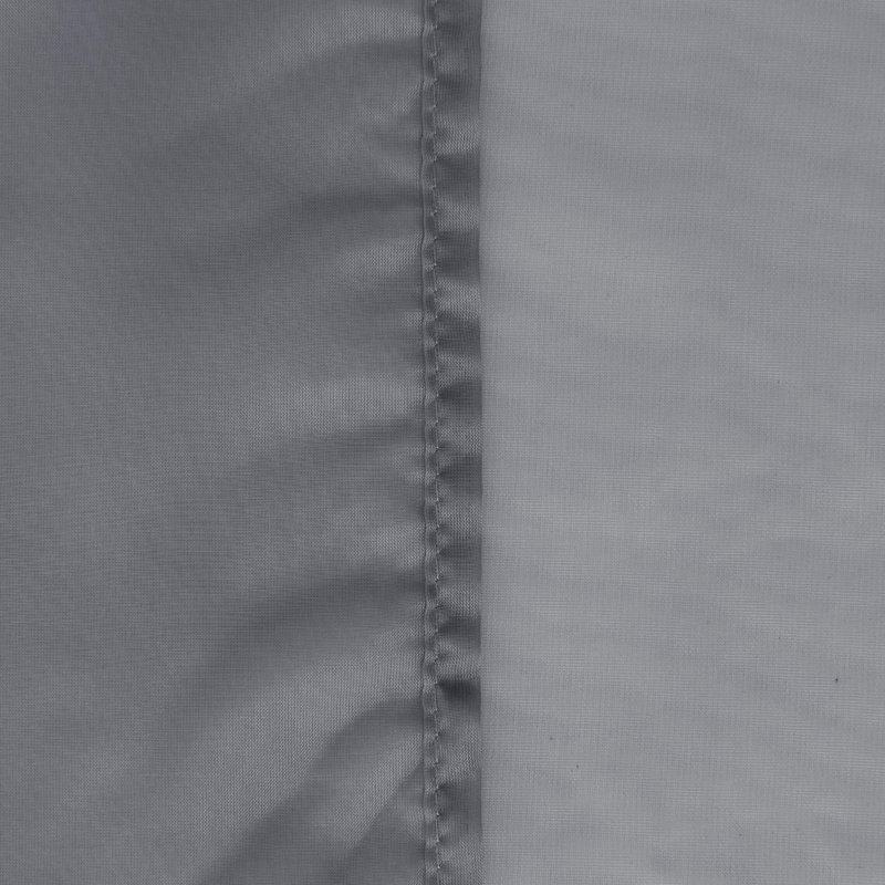 Sheer Curtains / Drapes Pair, 52" W x 84" L, Gray