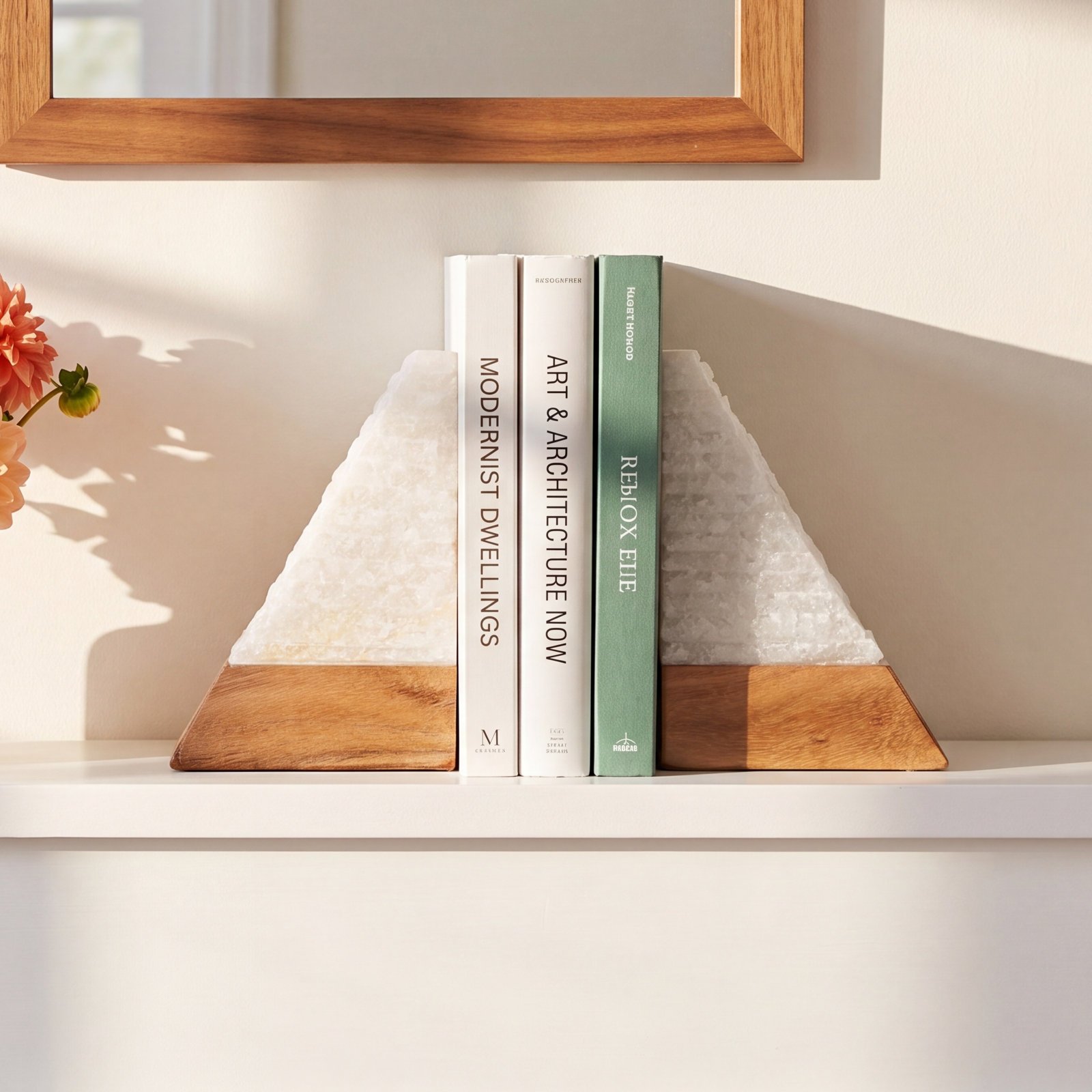 Lino Stone Decorative Bookends