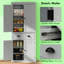 Armoire de cuisine garde-manger autoportante 72,5 po Cabinet