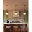 Madelyn 12-in Black Pendant with Opal Glass-292391034