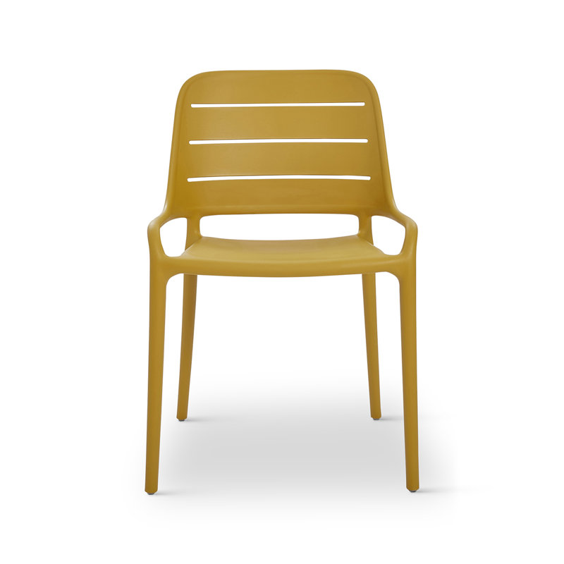 Jasper Outdoor Stacking Chair (Set of 4) - Army Green, Ginger