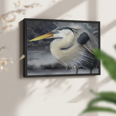 Stormy Blue II -Framed Print - Restickable